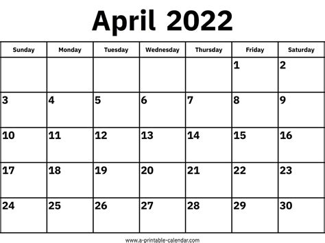 April 2022 .